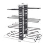 Adjustable 8 Tier Pan and Pot Lid Holder Rack