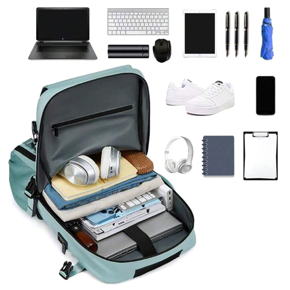 Travel Carry-On Convertible Backpack with Shoe Compartment