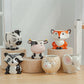 12pcs Cute Animal Shaped Plant Succulent Pots