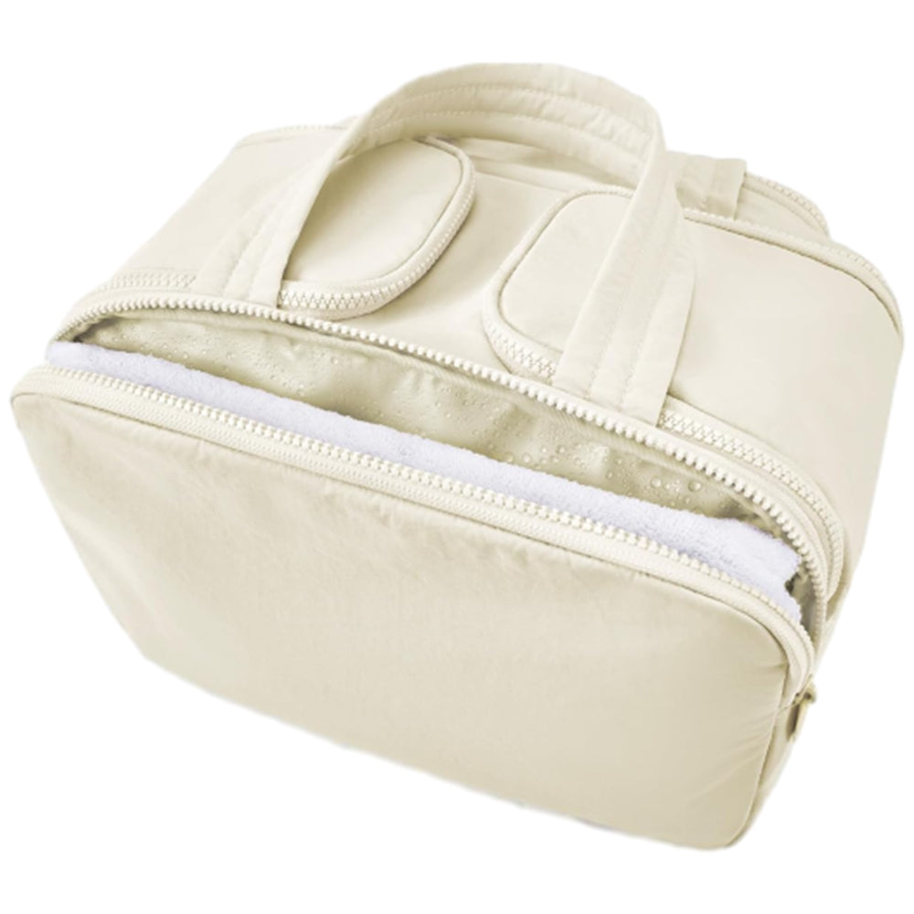 30x18.5x21CM Travel Toiletry Bag Wide-Open Makeup Storage Bag