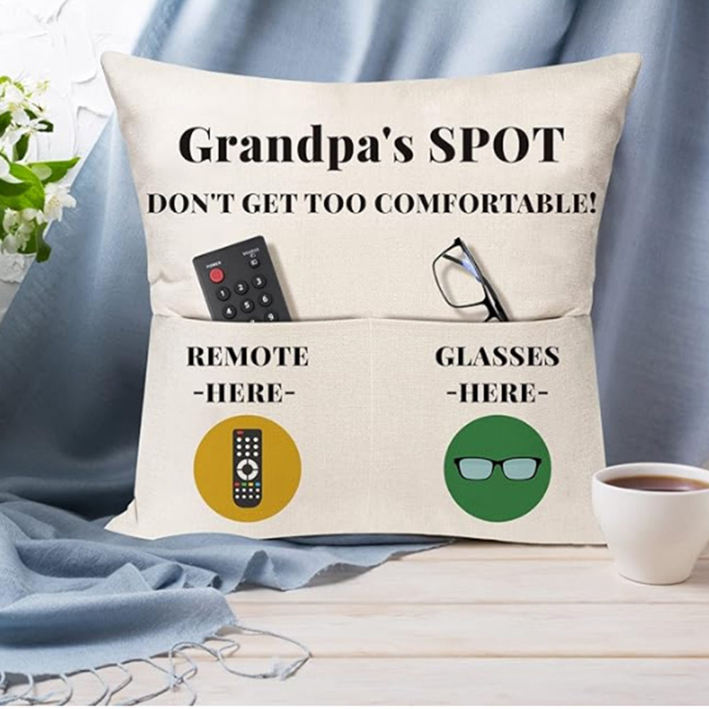 4Pcs Pillowcase with 2-Pocket for Sofa Home Decoration