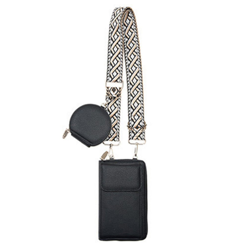 PU Leather Cell Phone Purse Small Crossbody Bags With Credit Card Slot