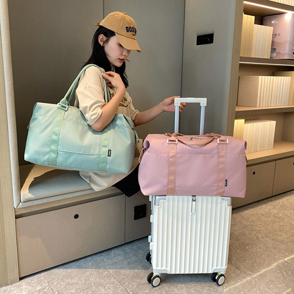 Travel Duffle Bag with Trolley Sleeve