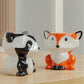 12pcs Cute Animal Shaped Plant Succulent Pots