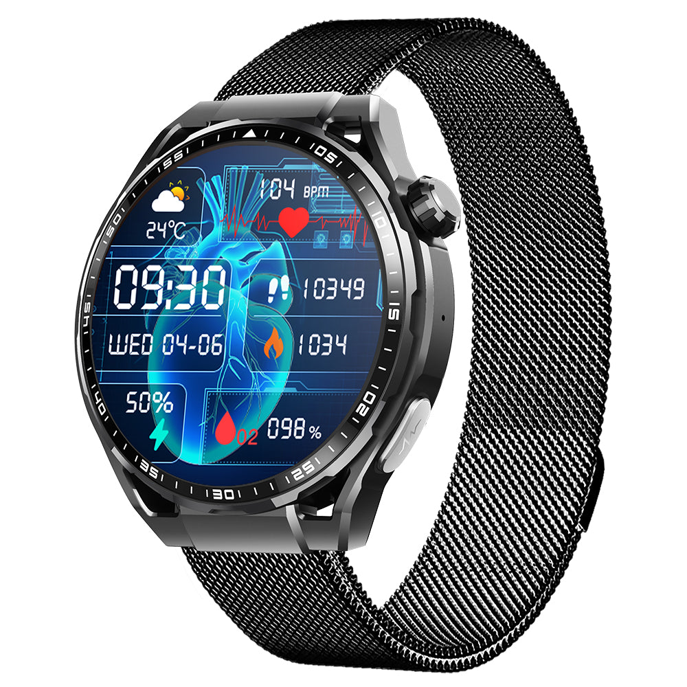 Bluetooth Smart Watch Fitness Tracker Blood Pressure Heart Rate Sport Watch