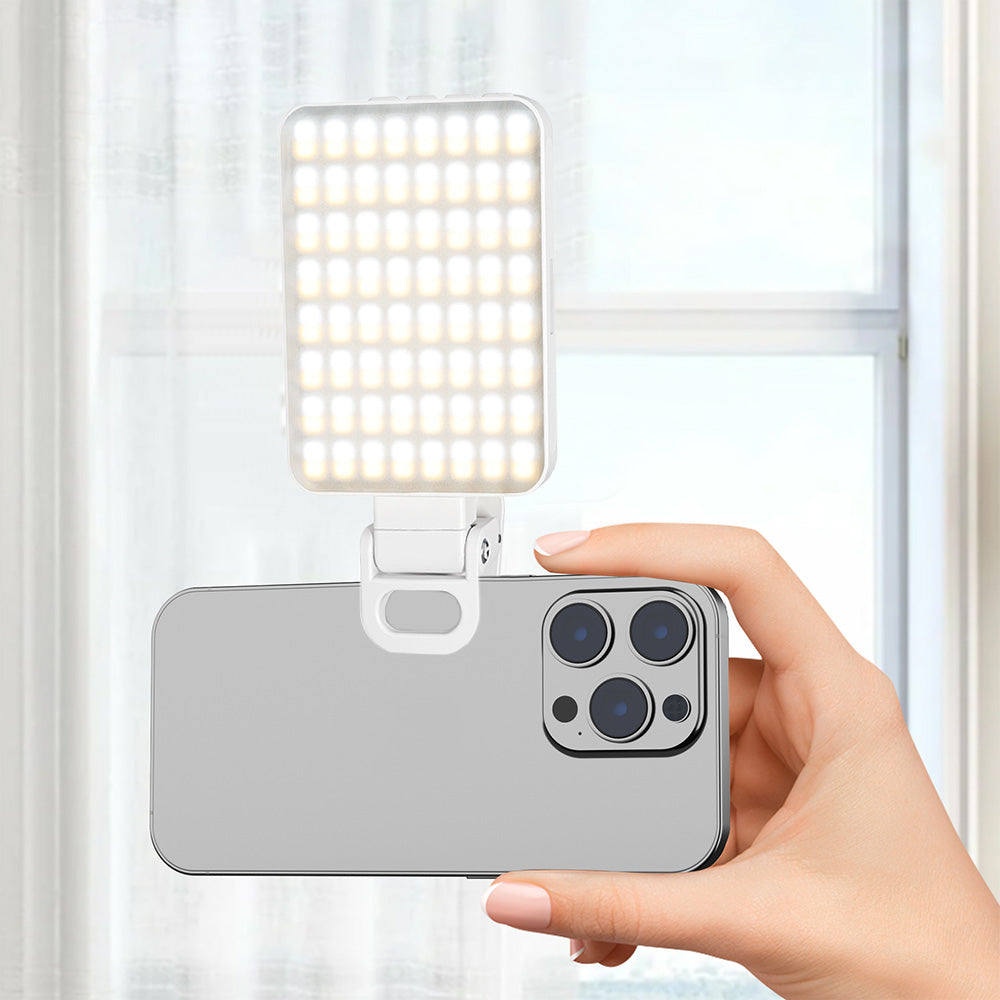 Selfie Light With Clip USB Rechargeable LED Phone Light Photo Light For Selfie Video Live Stream