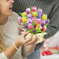 Pop-up 3D Flower Bouquet Greeting Card for Mother's Day-Tulips