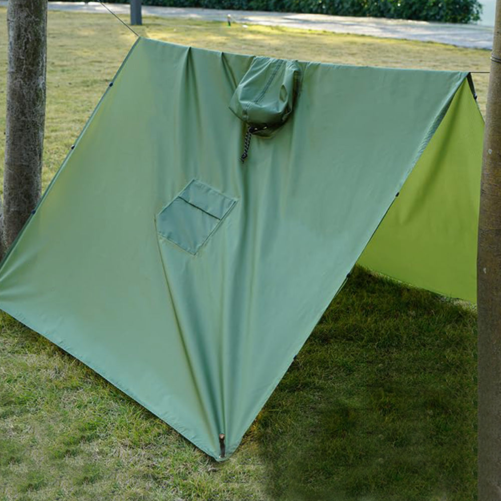 3 in 1 Portable Rain Poncho Waterproof Lightweight Emergency Raincoat with Pocket