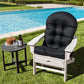 High Back Patio Adirondack Lounge Chair Pad