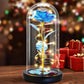 Eternal Rose Night Light in Glass Dome with LED