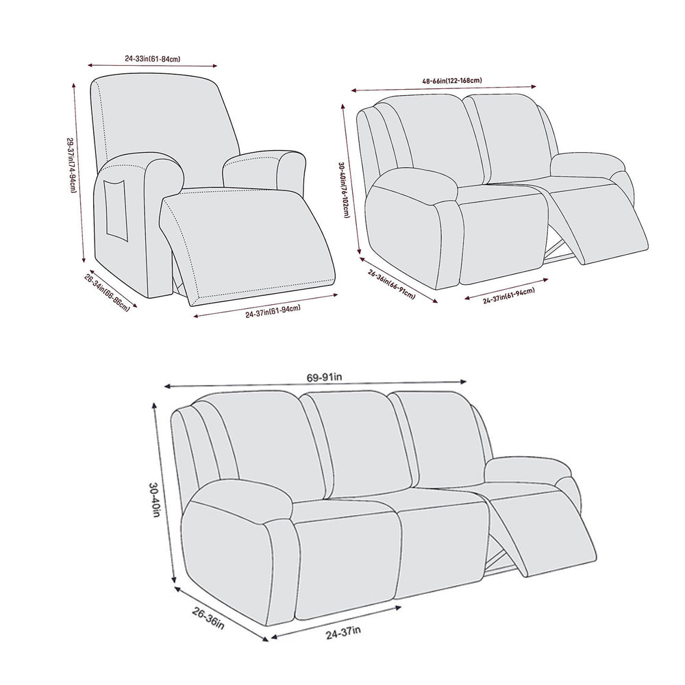 Recliner Couch Cover Lift Reclining Recliner Chair Cover Recliner Cushion Slipcover