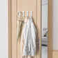 4 Pack Stainless Steel Double Adhesive Hooks with 3kg Capacity