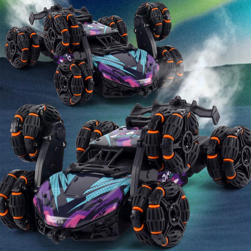 8 Wheels Stunt Car with Spray 360 Degree Hand Gesture Sensing RC Off Road Toy