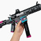 Cool Static Building Block Toy Gun No Shooting Building Blocks Gun Non-Firing Simulation Military Model DIY Assembly Toy
