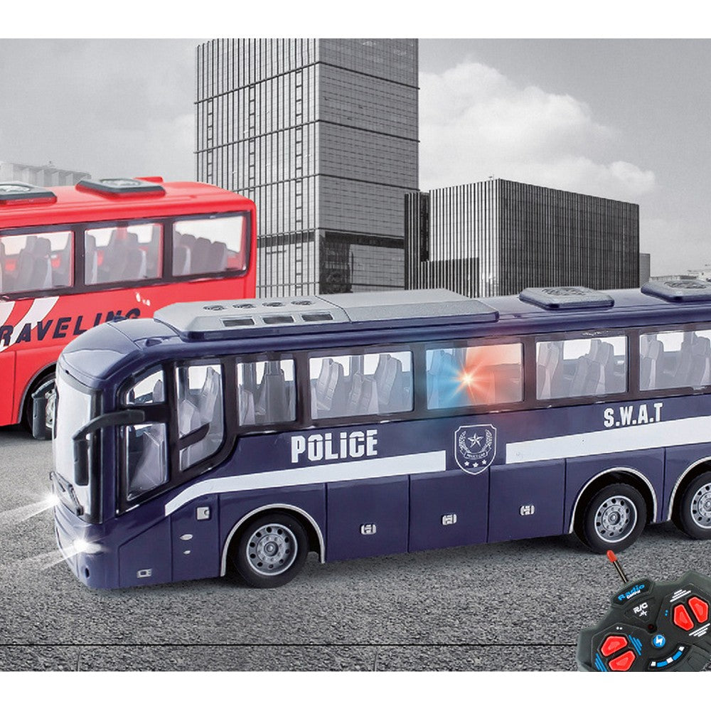 Remote Control Simulated Bus Toy with LED Light