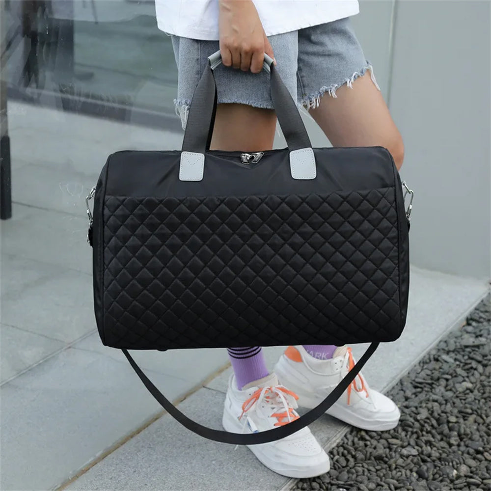 Travel Duffle Bag with Trolley Strap