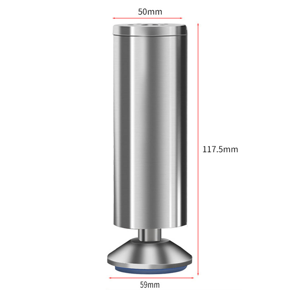 4 PCS Metal Furniture Legs Adjustable Stainless Steel Cabinet Feet for Bed Sofa Table