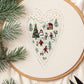 DIY Embroidery Christmas Ornament Kits Christmas Tree Hanging Ornament