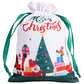 10Pcs 40x30CM Christmas Drawstring Bags Extra Large Christmas Sack Holiday Wrapping Sacks