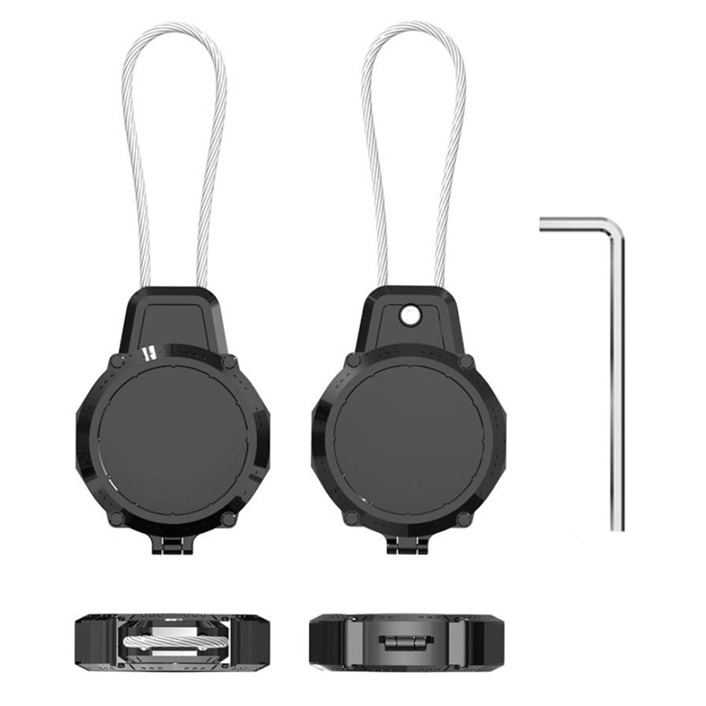 2Pcs Water-Resistant AirTag Key Lock Case Compatible with Apple AirTags