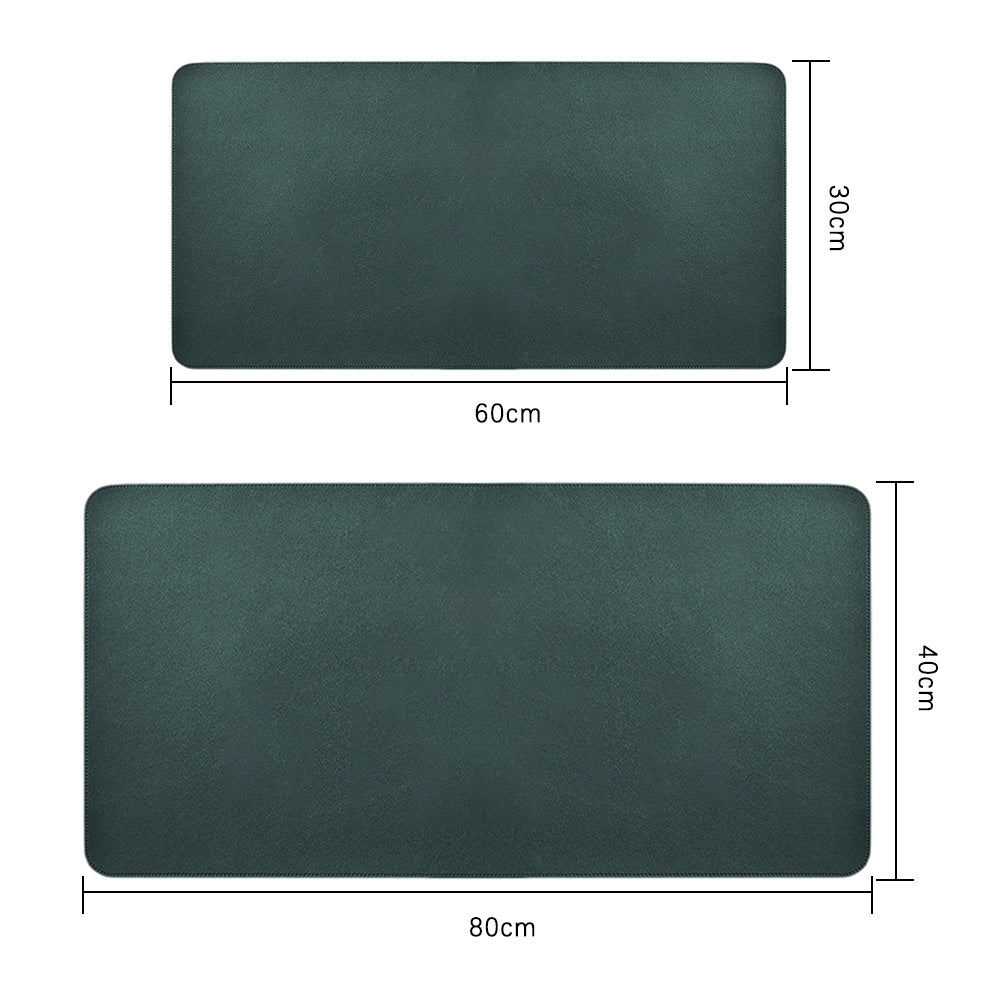 Large Water-Resistant Mouse Pad Leather Desk Pad Protector Non-Slip Desk Mat