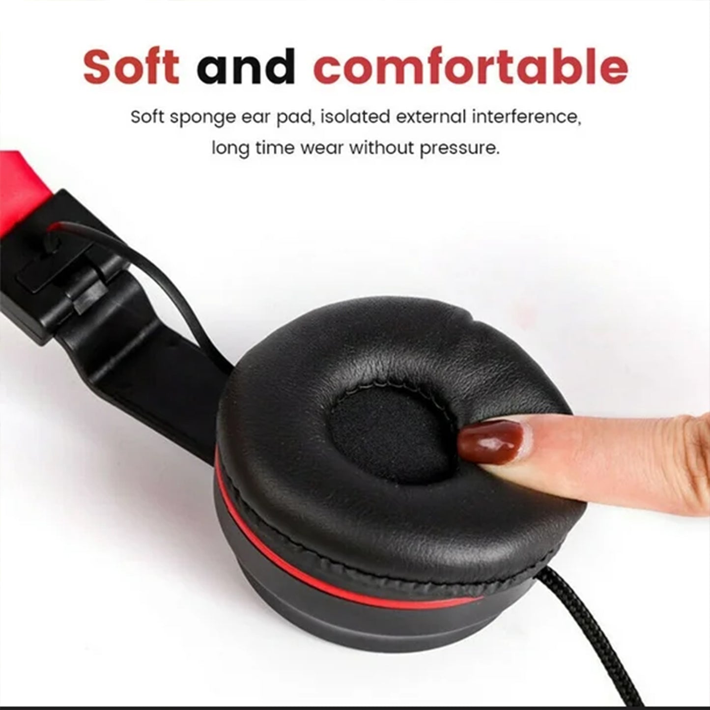 3.5mm Wired Gaming Headset MIC Headphones for PC Mac Laptop Phone