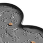 Dog Food Mats for Floors Waterproof Silicone Dog Bowl Mat with Raised Edge