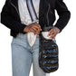 2Pcs Adjustable Quilted Water Bottle Carrier Bag
