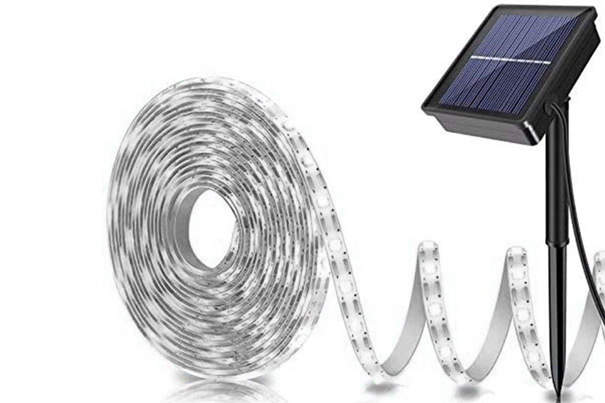 5 Meter Solar LED Strip Lights for Garden Steps Stairs Pool Porch Pergola Decor
