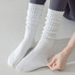 3 Pairs Knee-High Non-Slip Yoga Socks with Grips for Pilates Dance Barre