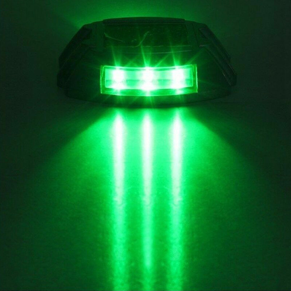 2Pcs Solar LED Pathway Driveway Ground Light