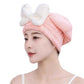 2Pcs Super Absorbent Wet Hair Fast Drying Towel Cap