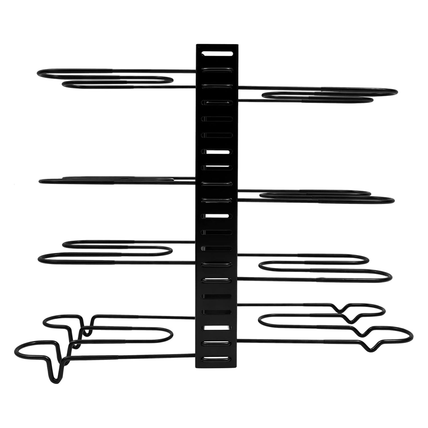 Adjustable 8 Tier Pan and Pot Lid Holder Rack