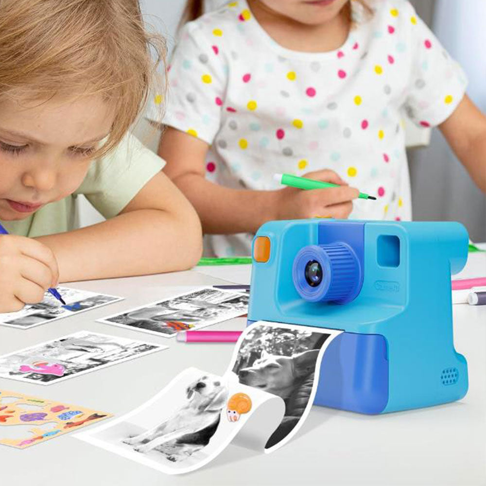 1080P Instant Print Camera Toy HD Selfie Digital Video Cameras with Print Papers and 32GB SD Card