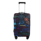 Thicker Luggage Cover Elastic Suitcase Cover Fits 18-21inch Travel Washable Cover-Black