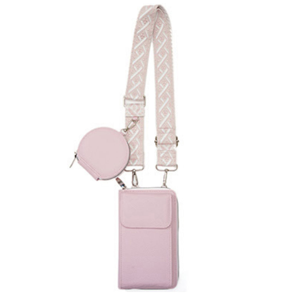 PU Leather Cell Phone Purse Small Crossbody Bags With Credit Card Slot