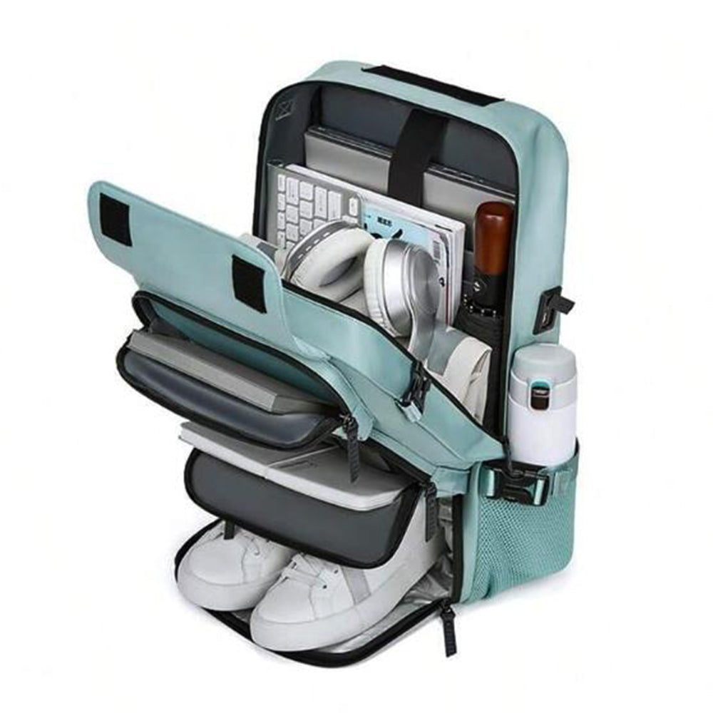 Travel Carry-On Convertible Backpack with Shoe Compartment