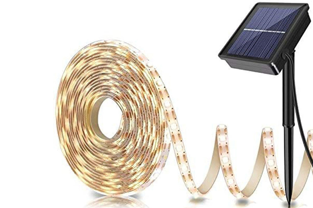 5 Meter Solar LED Strip Lights for Garden Steps Stairs Pool Porch Pergola Decor