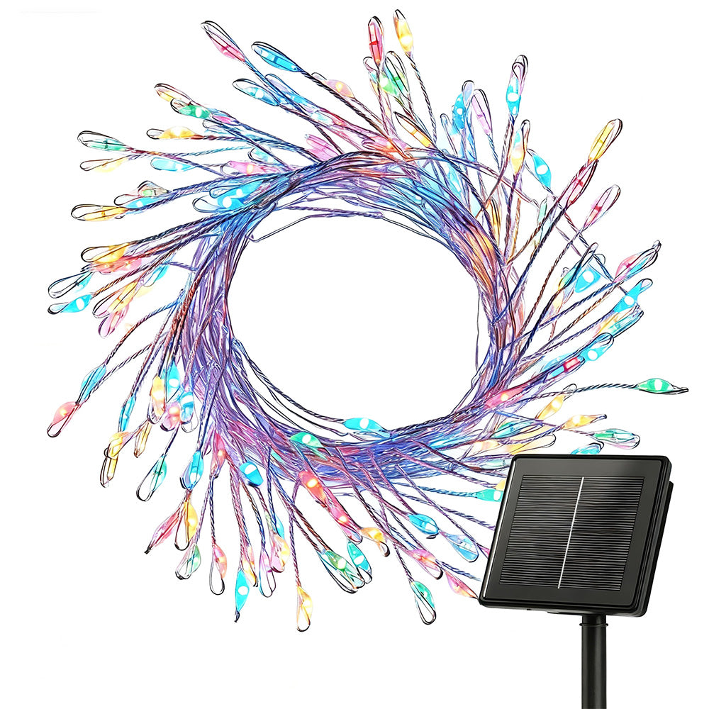 Solar String Lights Outdoor Waterproof Fairy Lights for Patio Balcony-Style 3