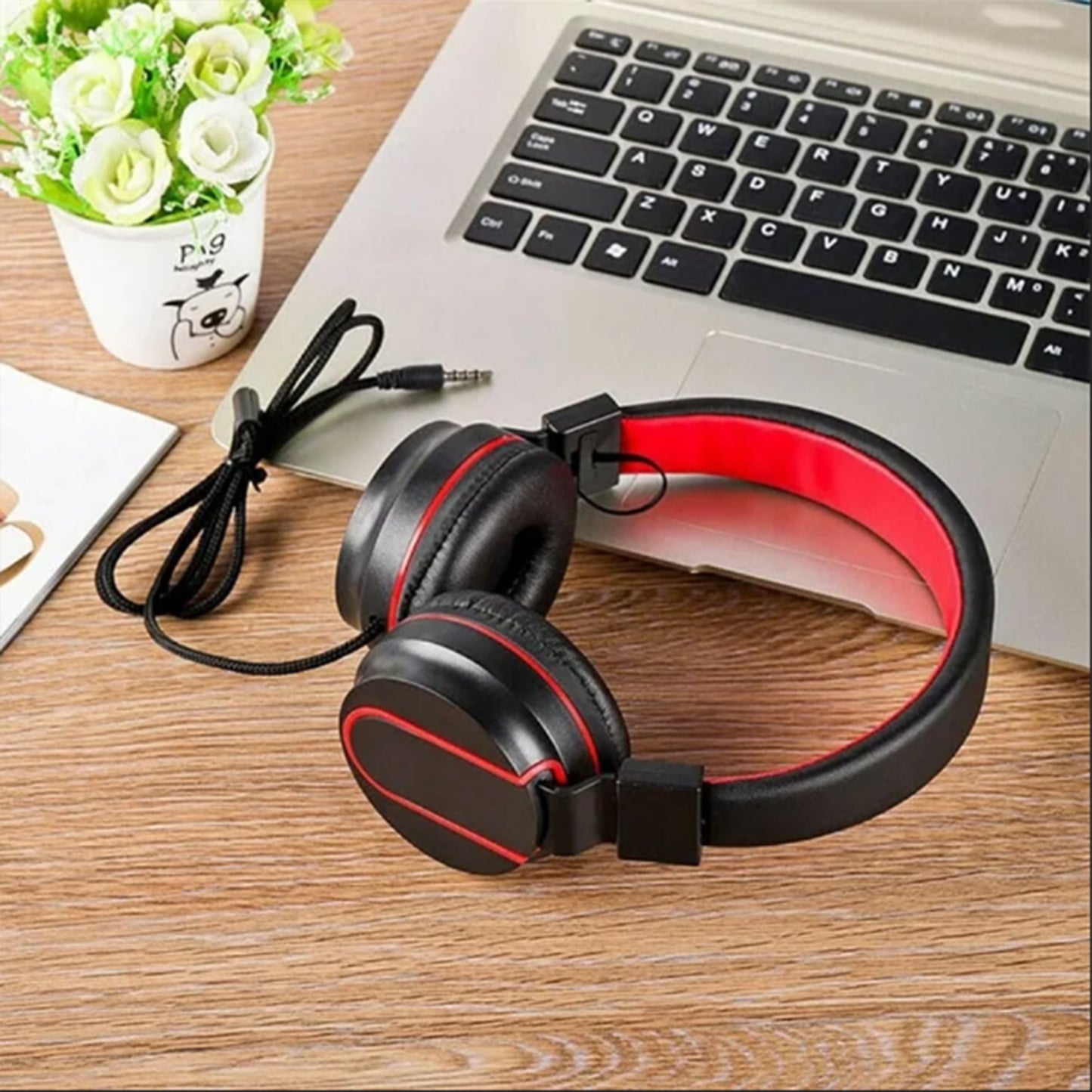 3.5mm Wired Gaming Headset MIC Headphones for PC Mac Laptop Phone