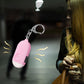 2Pcs Rechargeable Personal Security Alarm Keychain With LED 130dB Self-Defense Alarm
