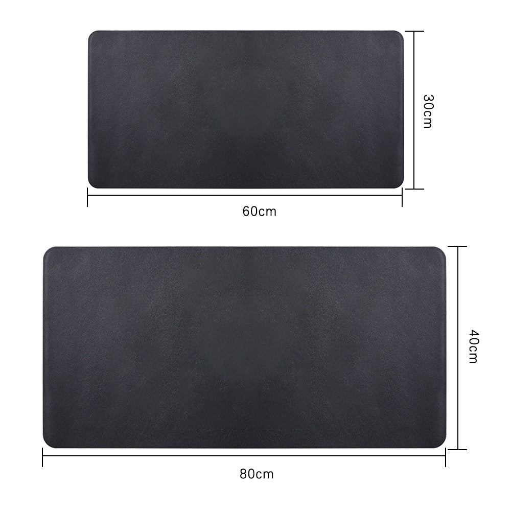 Large Water-Resistant Mouse Pad Leather Desk Pad Protector Non-Slip Desk Mat