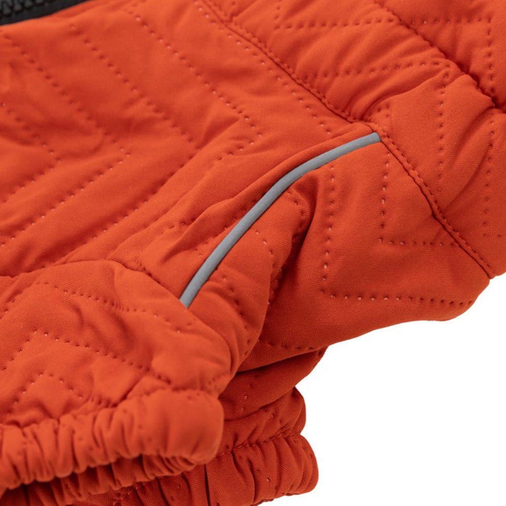 Dog Coat 4 Legs Covered Windproof Waterproof Dog Winter Jacket-Orange