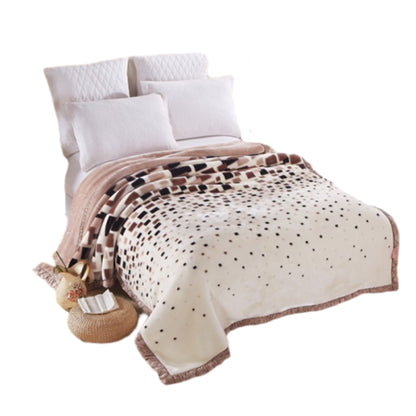 Double Layer Winter Warm Soft Raschel Blanket