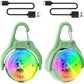Dog Collar Light Rechargeable LED Water Resistance with 4 Modes for Night Walking