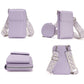 PU Leather Cell Phone Purse Small Crossbody Bags With Credit Card Slot
