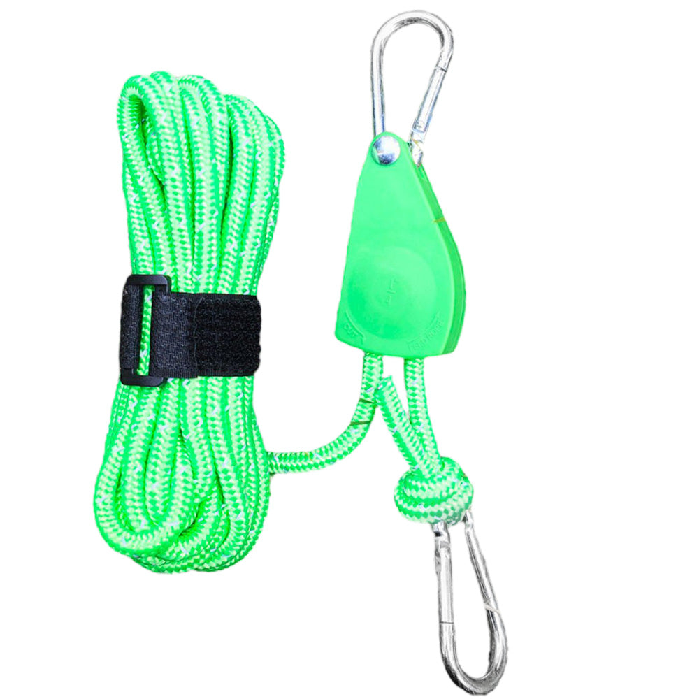 Portable Adjustable Fix Tent Pulley Camping Rope Quick Setup Outdoor Guy Lines For Canopy Kayak