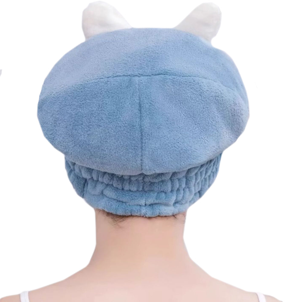 2Pcs Super Absorbent Wet Hair Fast Drying Towel Cap
