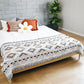 130x160cm Aztec Throw Blanket Bohemian Sofa Throw Blanket with Tassels