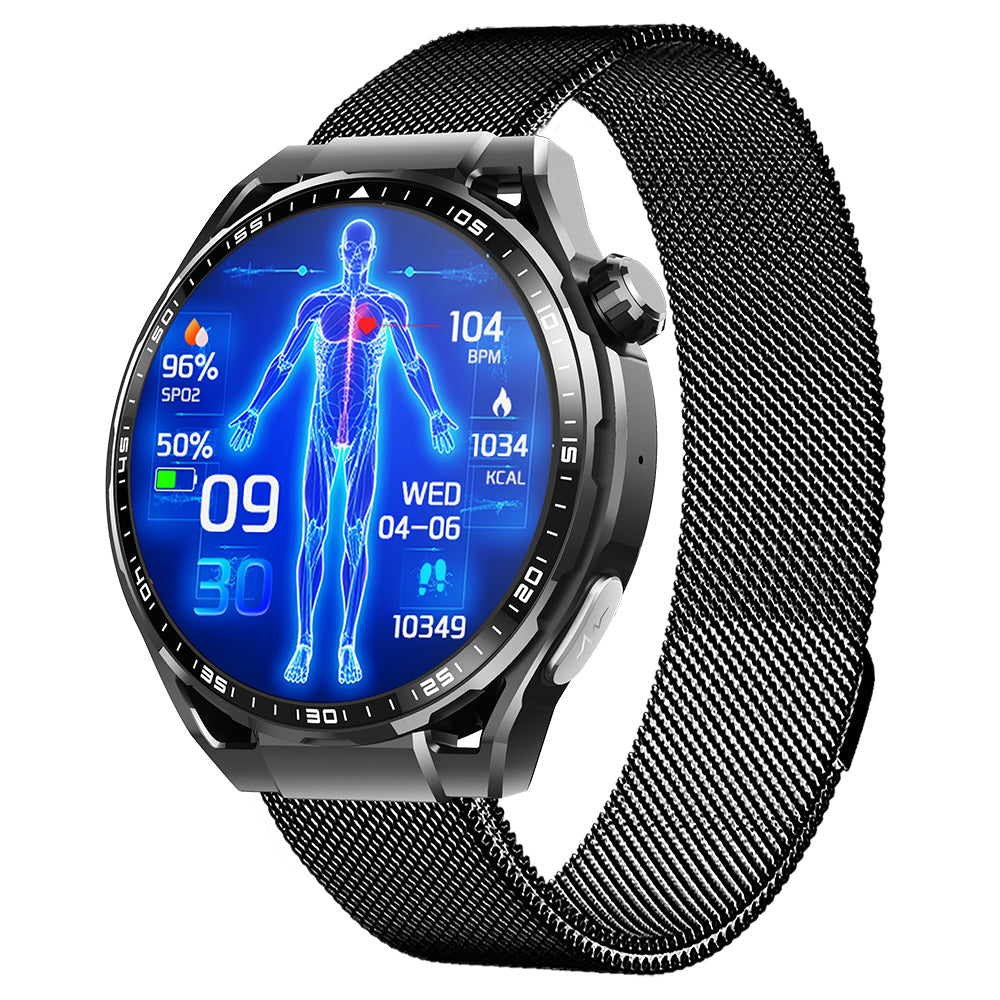 Bluetooth Smart Watch Fitness Tracker Blood Pressure Heart Rate Sport Watch
